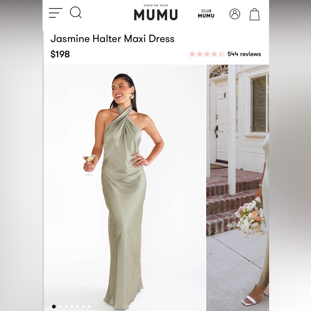 Show me your mumu Jasmine Halter Dress